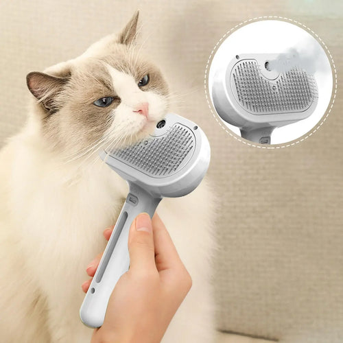 Brosse vapeur pour chien, brosse électrique 3 en 1 pour poils de chat, avec  Massage.